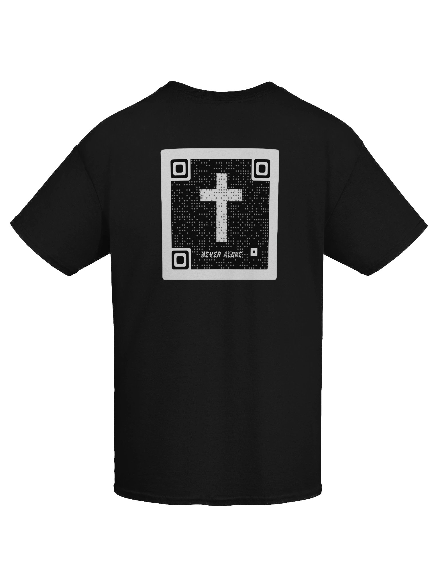 Never Alone QR Code T-Shirt product image (10)