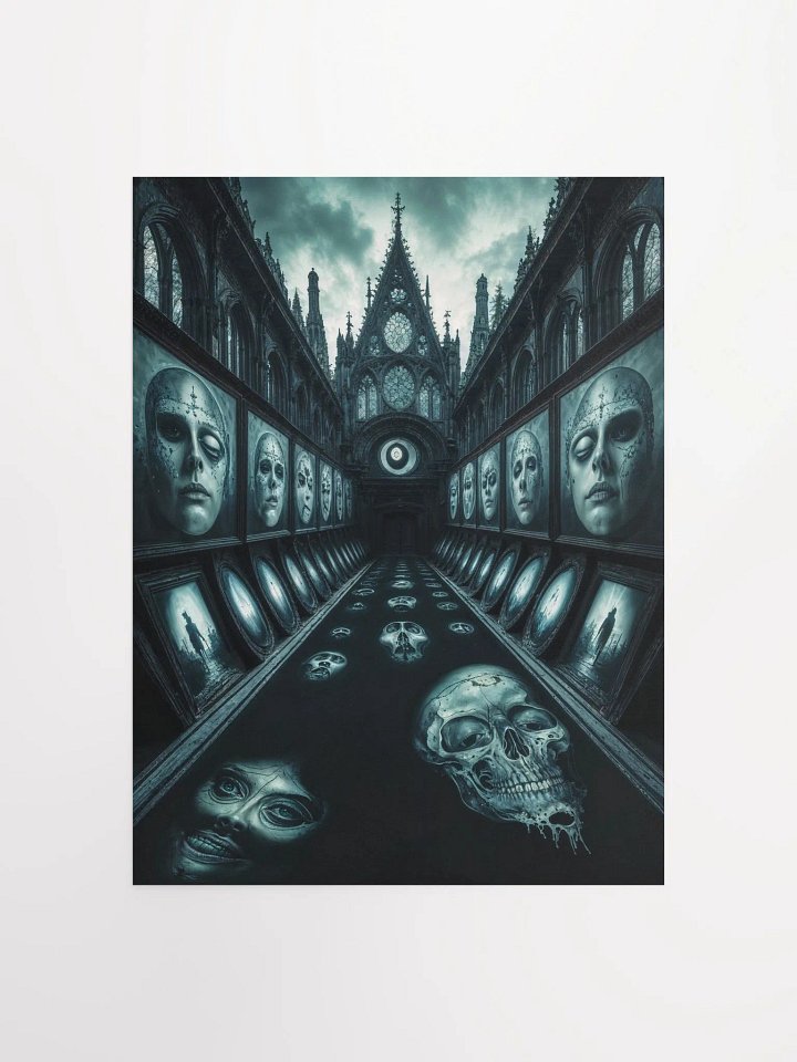 Gothic Corridor Haunting Poster product image (1)