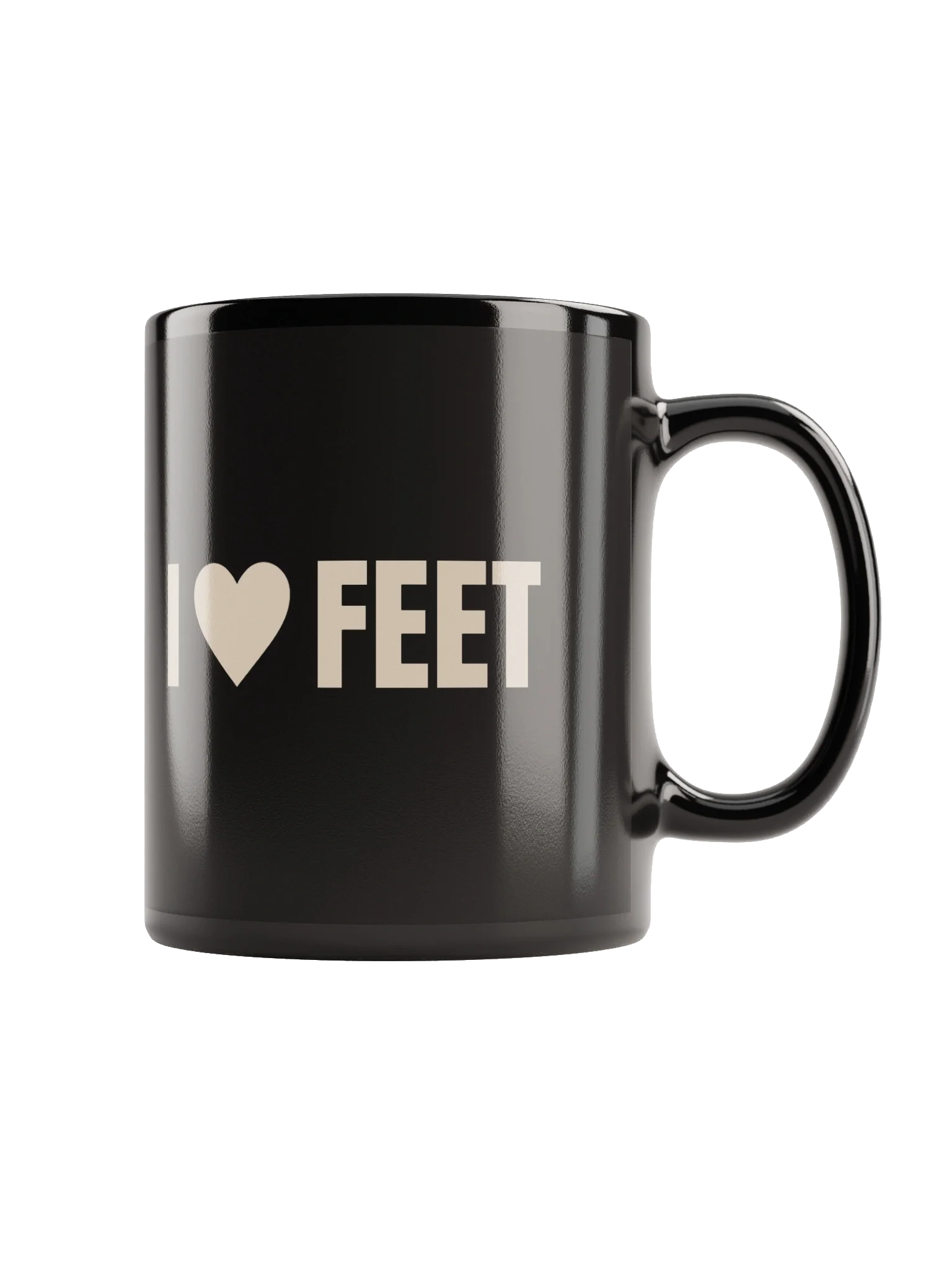 I Heart Feet Mug