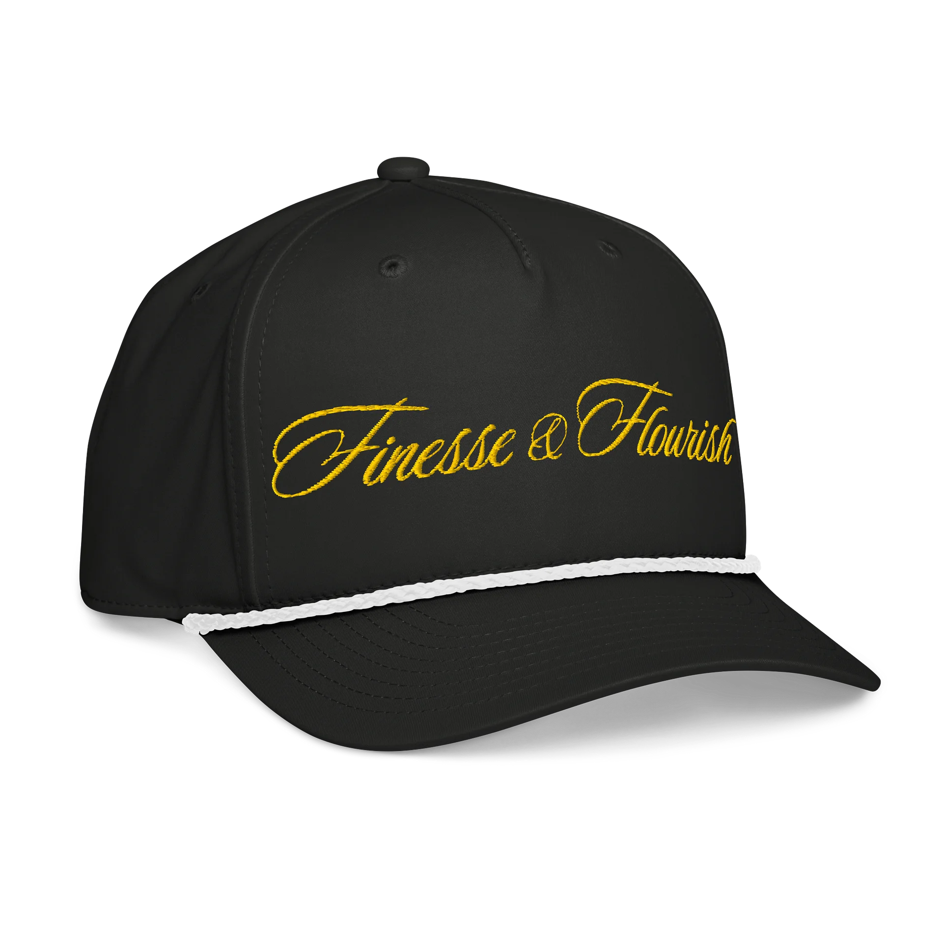 F&F Script Five-Panel Classic Rope Cap (YLW) product image (5)