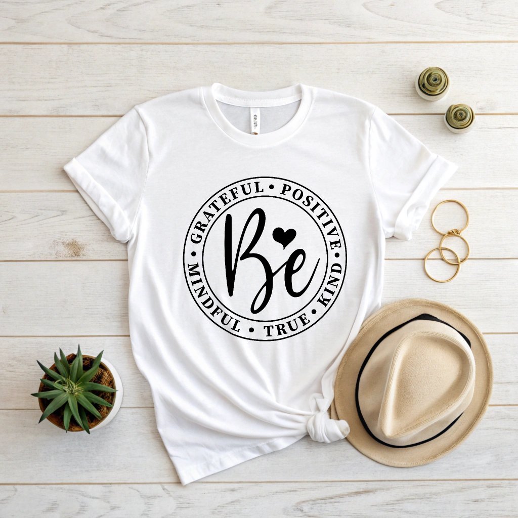 Be Grateful Mindful True Kind - Women's White T-Shirt product image (2)