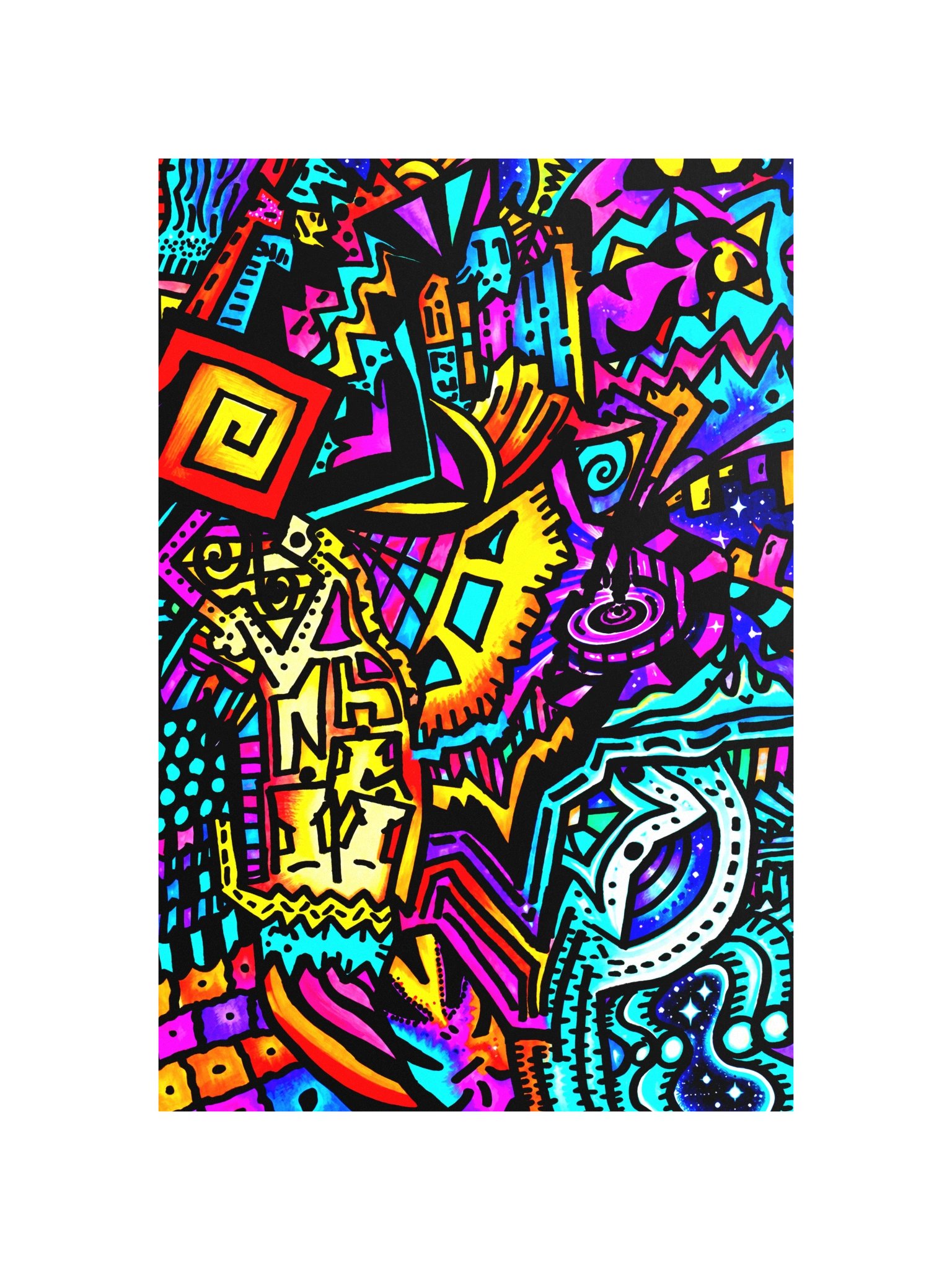 #28 Sucked into the Hive Mind - Color Poster (Alt.) product image (4)