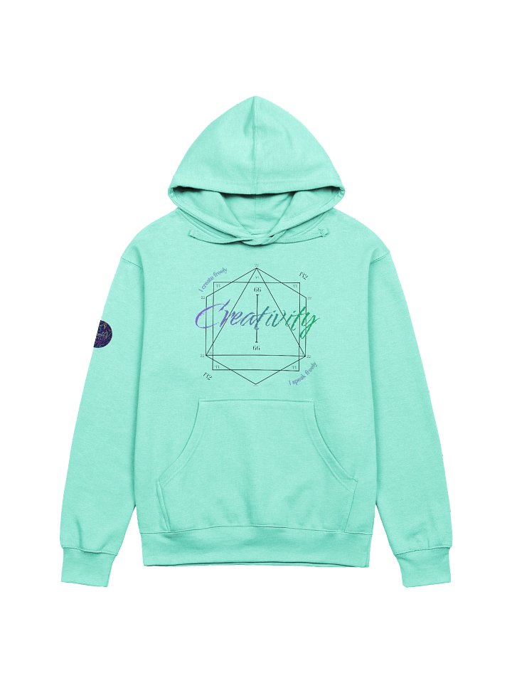 Creativity 132 Vibrational Hoodie (purple to green) product image (1)