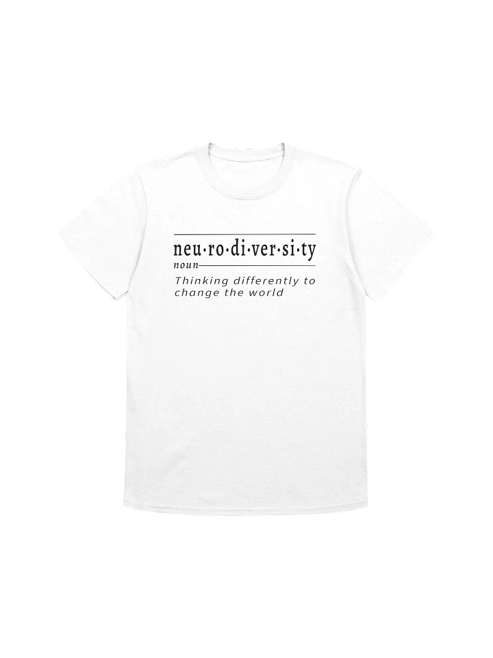 Neurodiversity Def Unisex Tee blk v2 product image (1)