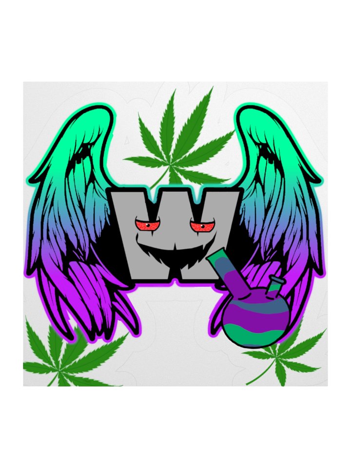 Psychedelic W Sticker product image (2)