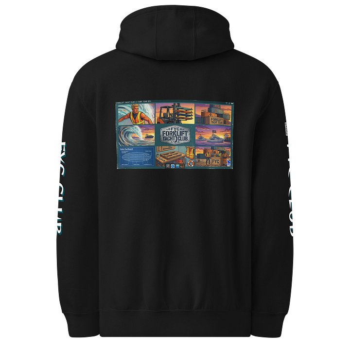FYC CLUB - Surfing, the official hoodie product image (2)