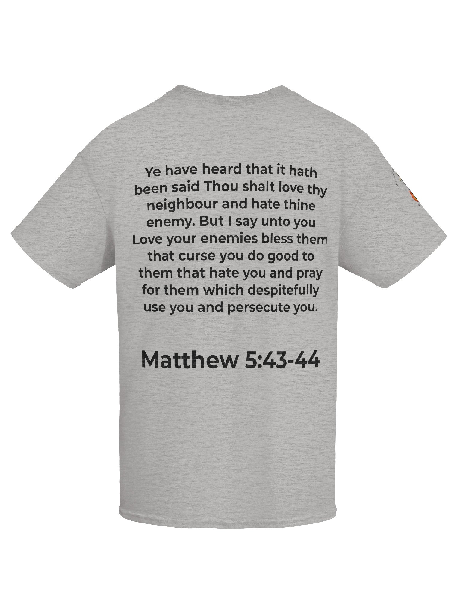 Matthew 5:43-44 "Love Your Enemies" Scripture Tee product image (7)