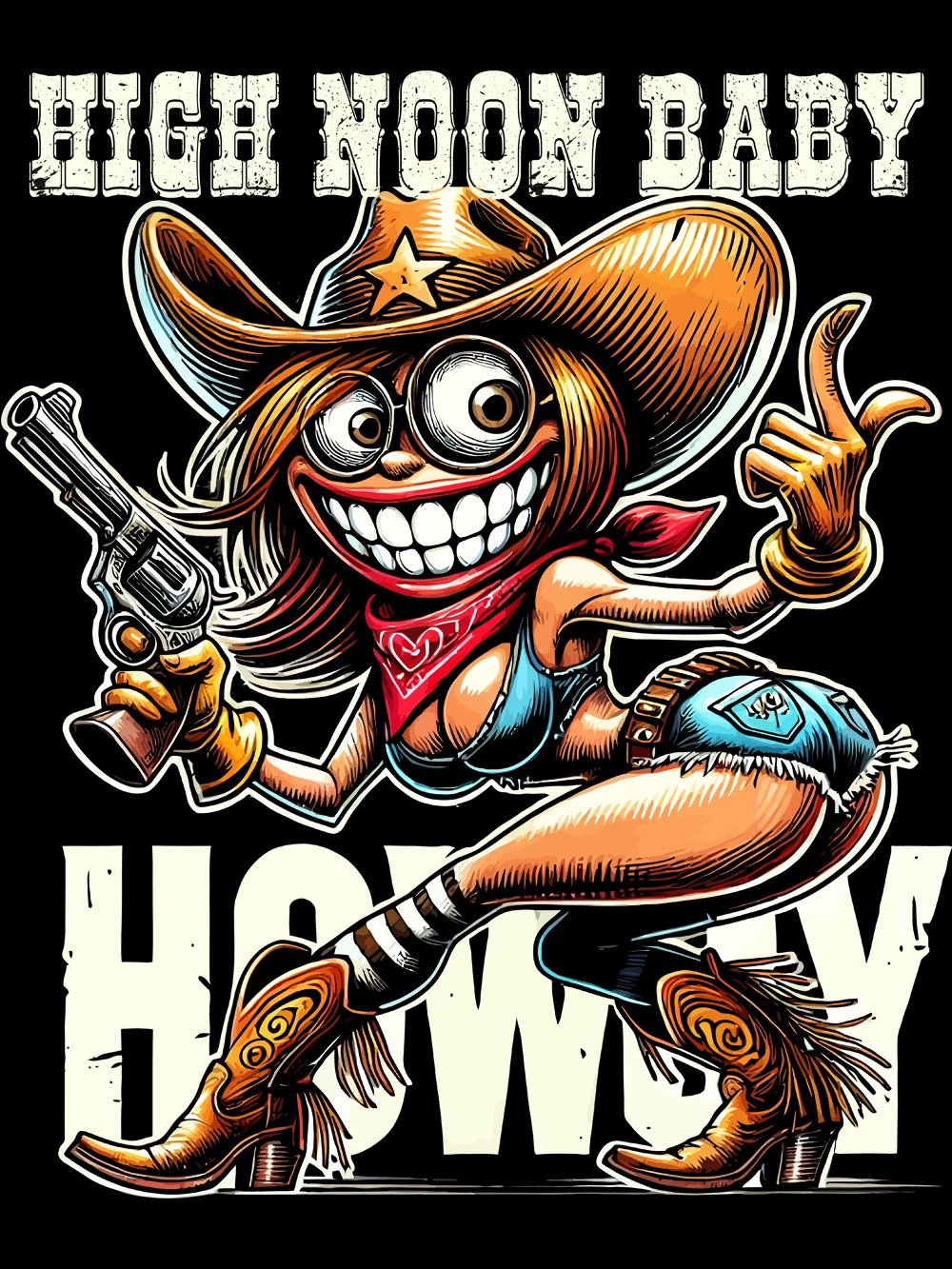 Wild West Grinner Premium Sweatshirt product image (4)