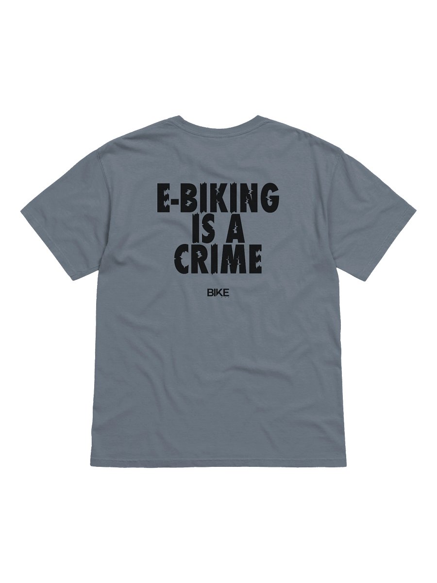 E-Biking is a Crime Shirt (Dark Logo) product image (21)