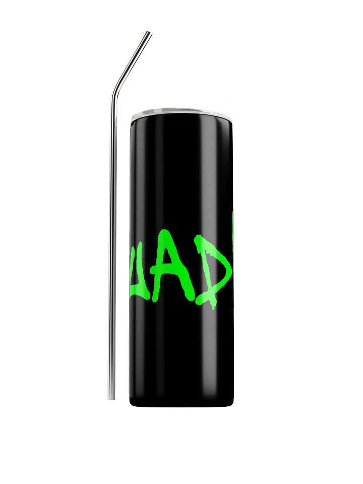 QuadIv Text Logo Steel Tumbler product image (1)