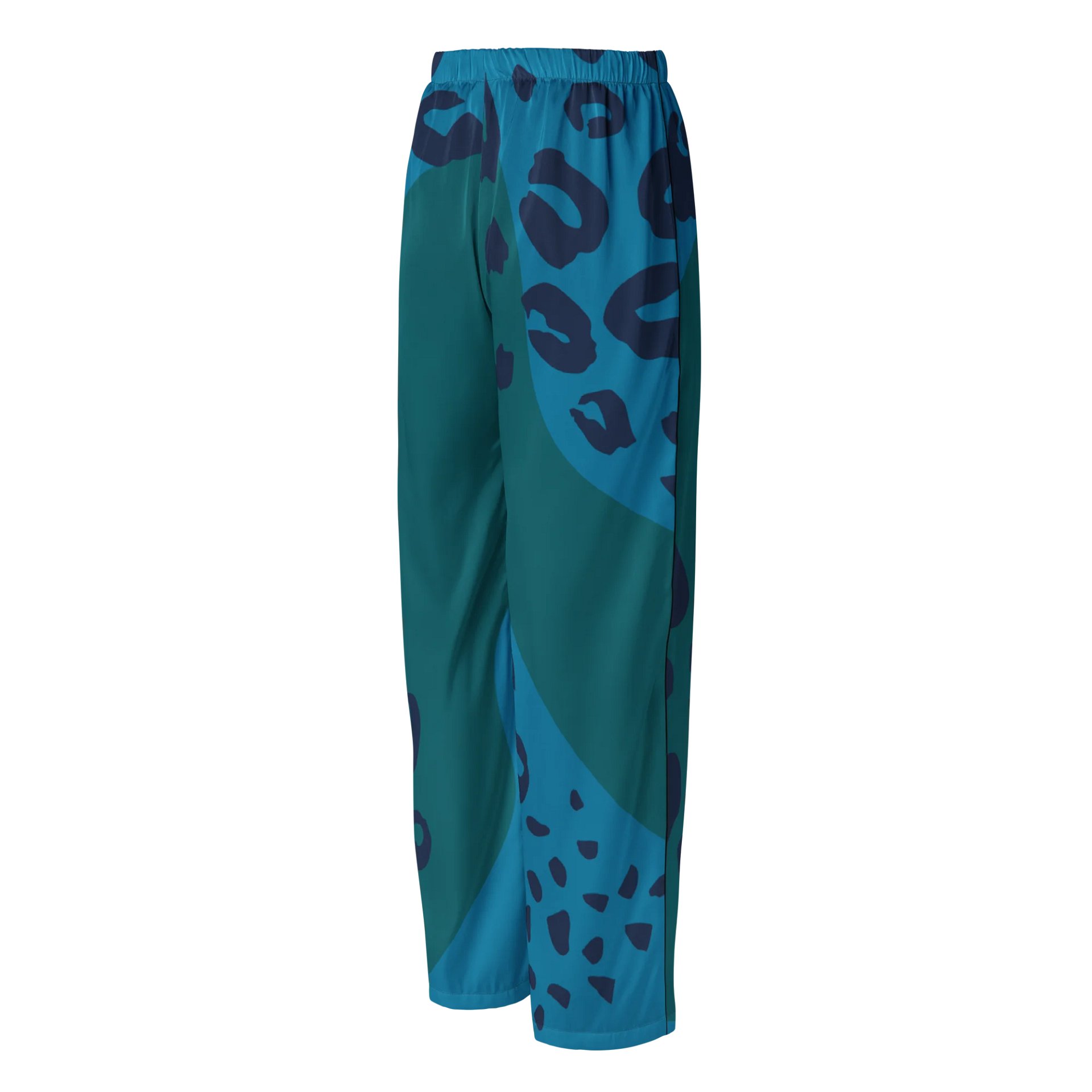 Teal Leopard Dreams Women's Pajama Pants product image (3)