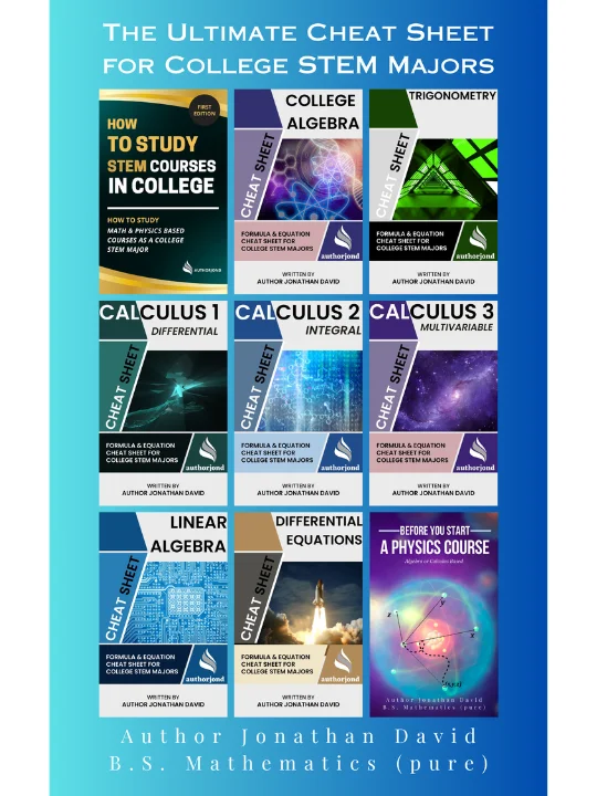 The Ultimate Cheat Sheet for STEM Majors | All Subjects product image (1)