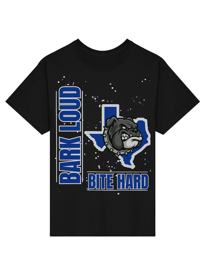 Bark Loud Spirit Tee - White on Blue [READ DESCRIPTION FOR CUSTOMIZATION] product image (5)