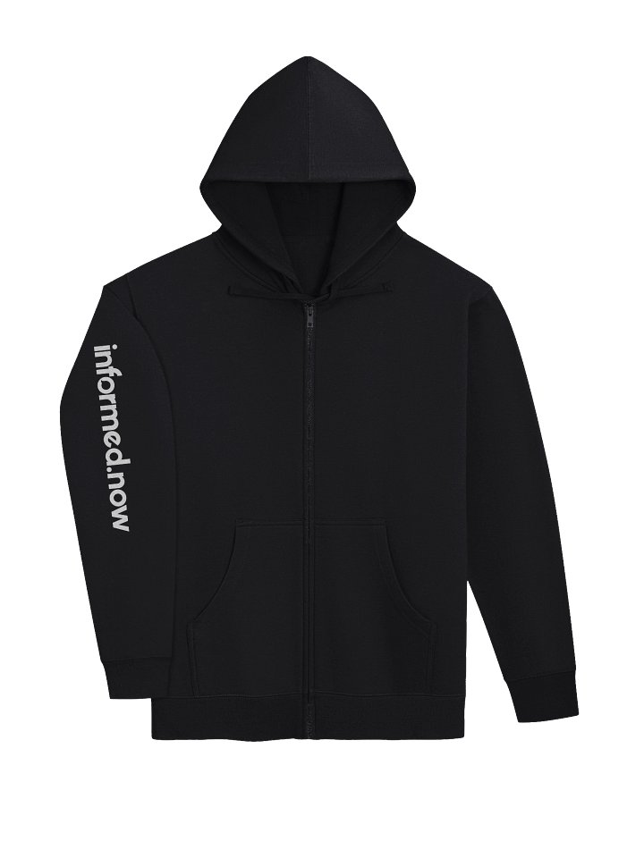 informed.now Fleece Zip Up Hoodie product image (1)