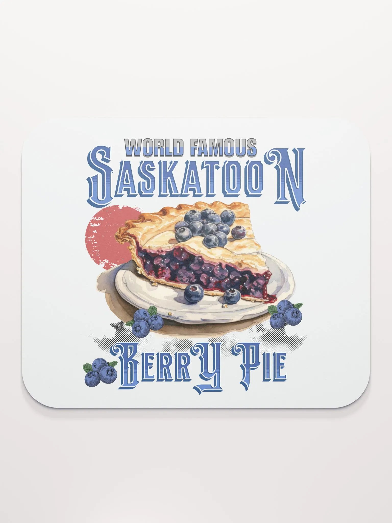 Saskatoon Berry Pie Mouse Pad product image (5)