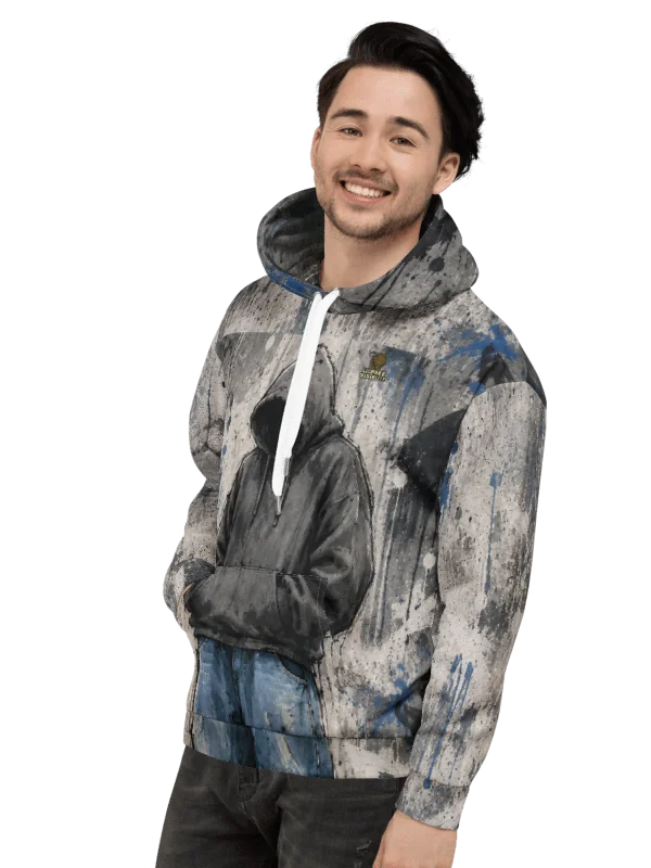 Concrete Shadow All-Over Print Hoodie product image (6)