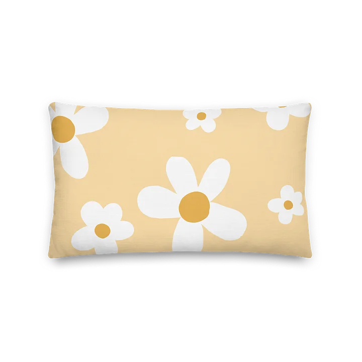 DAISY BUTTERYELLOW FLOWER PILLOW product image (2)