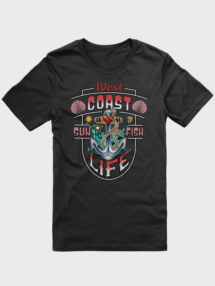 West Coast Life Sun Fish T-Shirt product image (1)