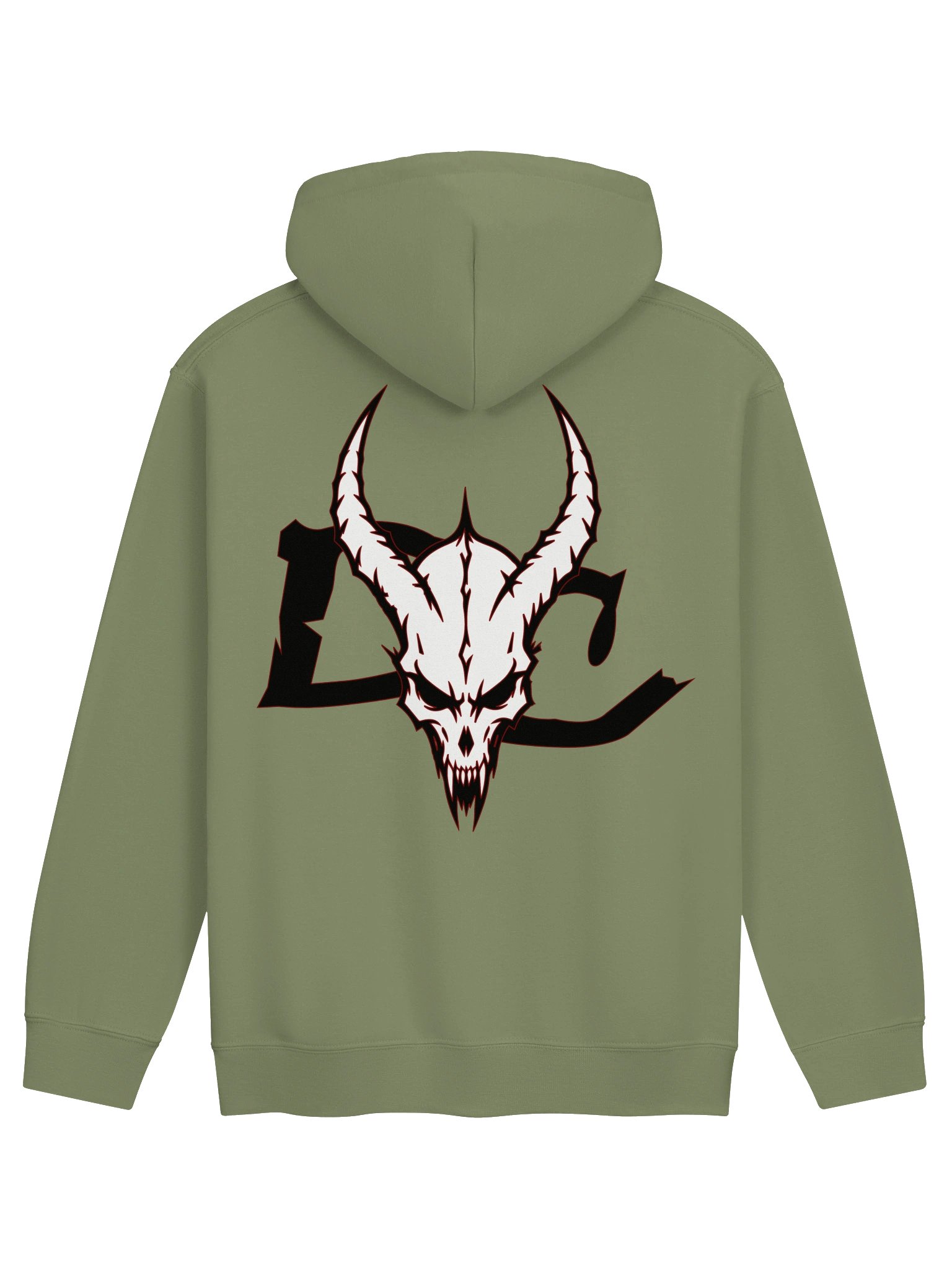 Diabolic Horned Skull Hoodie product image (15)