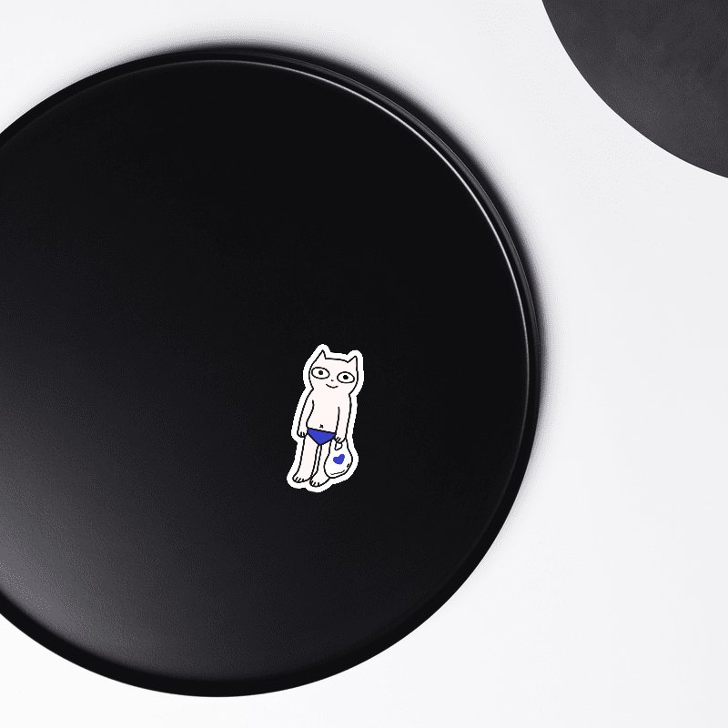 Shopping Cat Magnet product image (4)