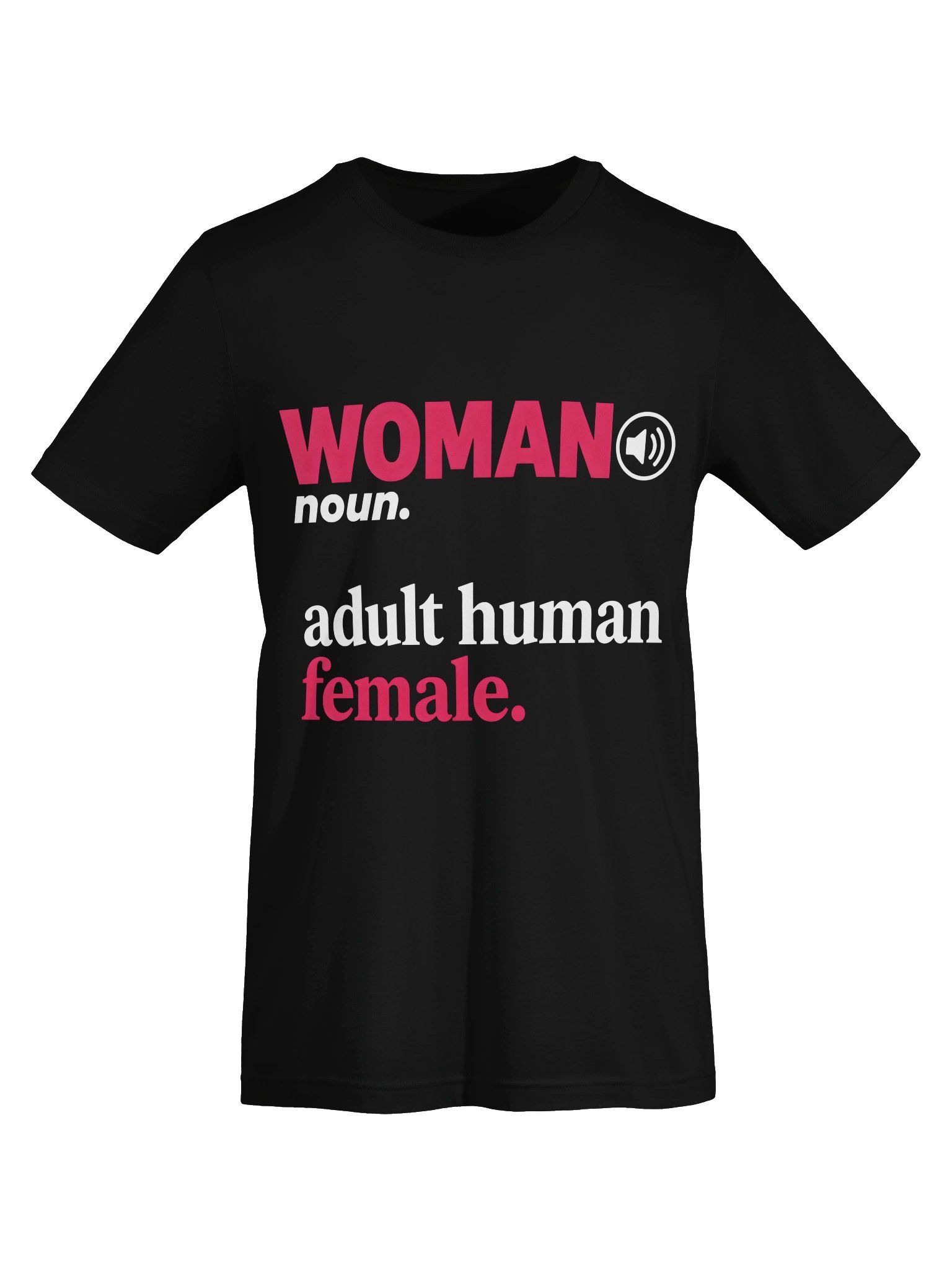 WOMAN noun. adult human female. – Classic Heavyweight T-Shirt product image (6)