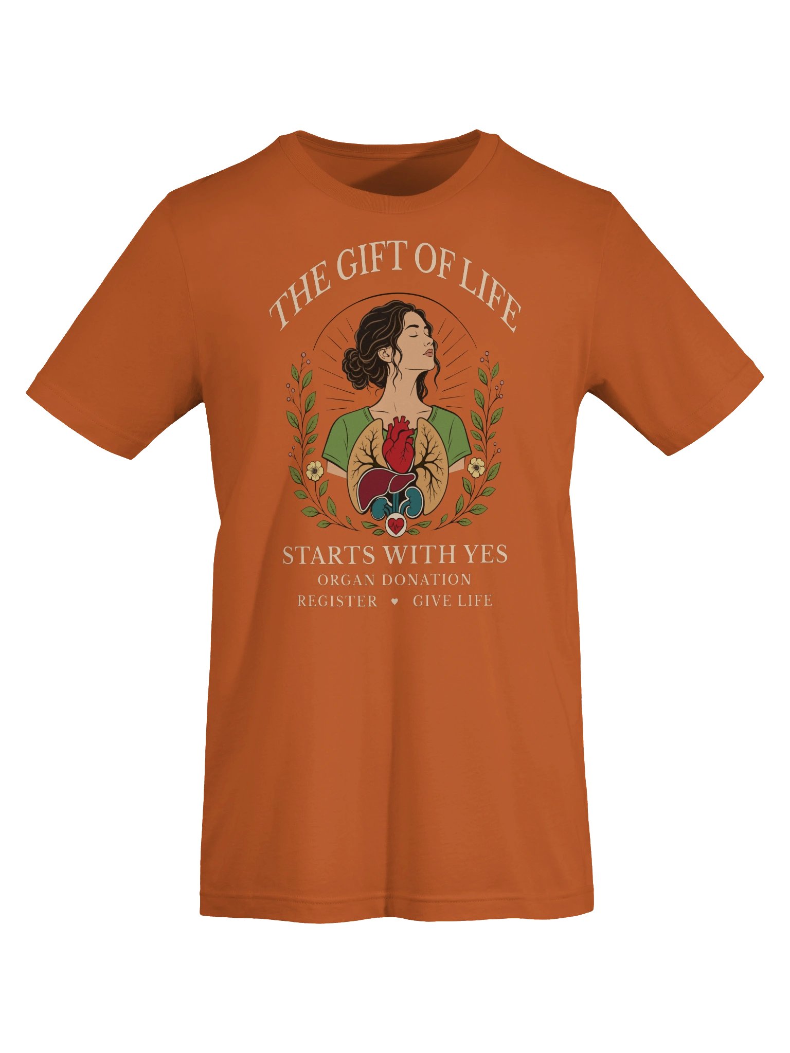 The Gift of Life Starts With Yes T-Shirt product image (5)