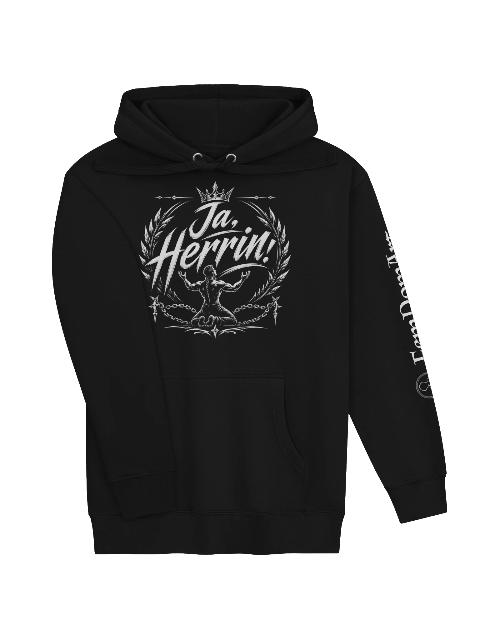 Geboren, um zu dienen – Ja, Herrin! | Dominanter Statement Hoodie product image (5)