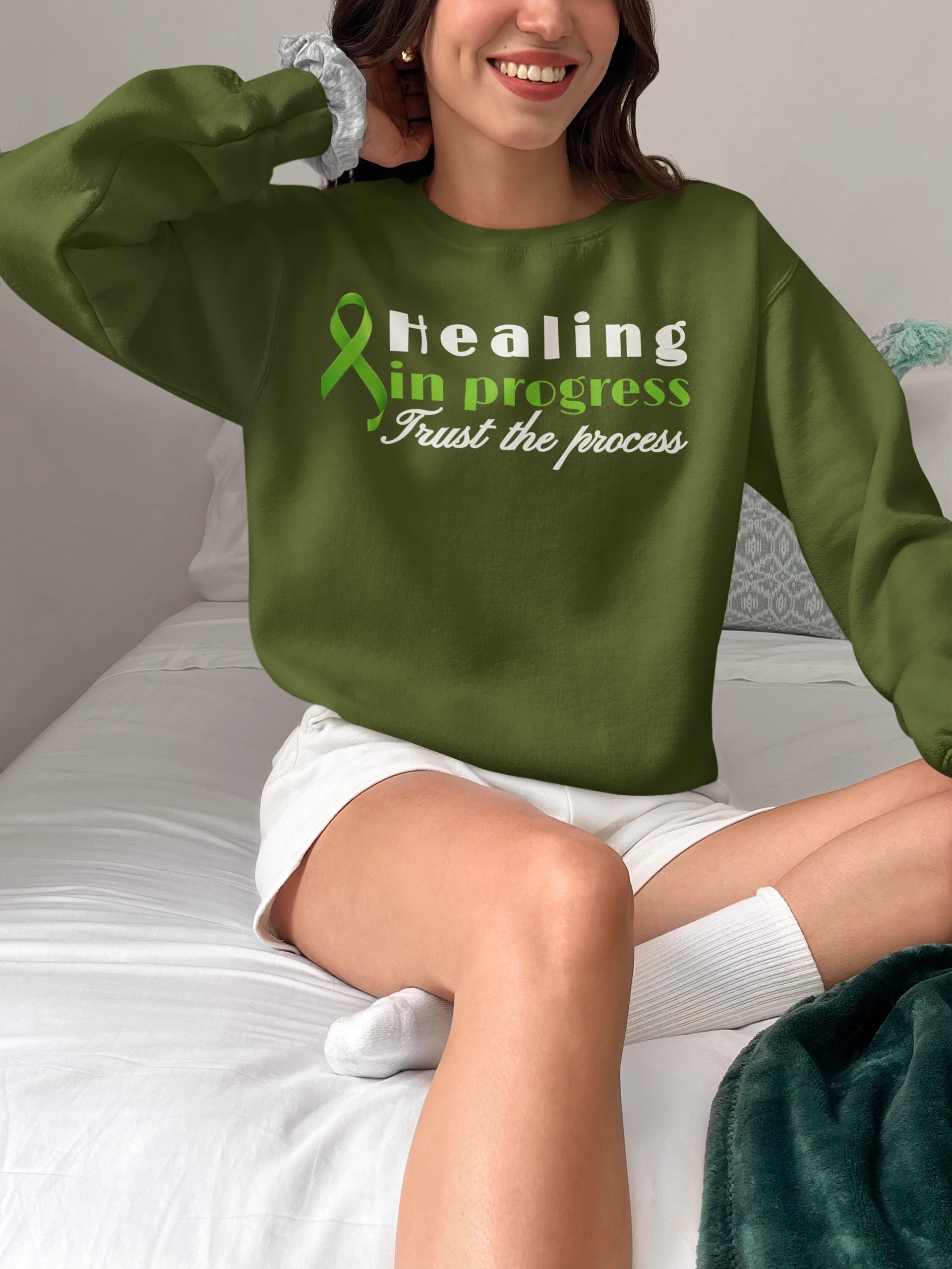 Healing in Progress Gildan Crewneck Sweater product image (1)