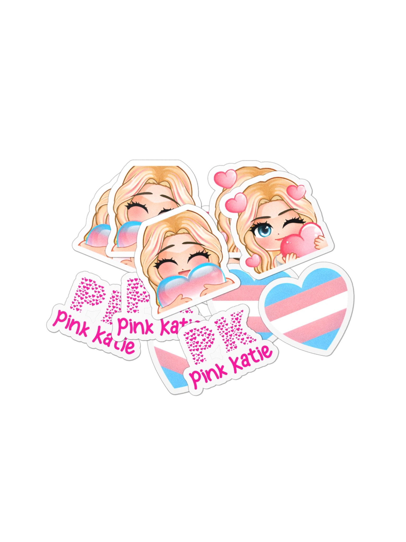 PinkKatie Hearts Stickers product image (3)