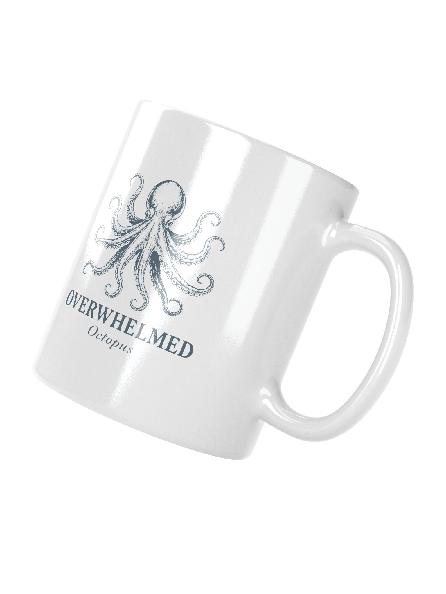 Overwhelmed Octopus Ceramic Mug product image (3)
