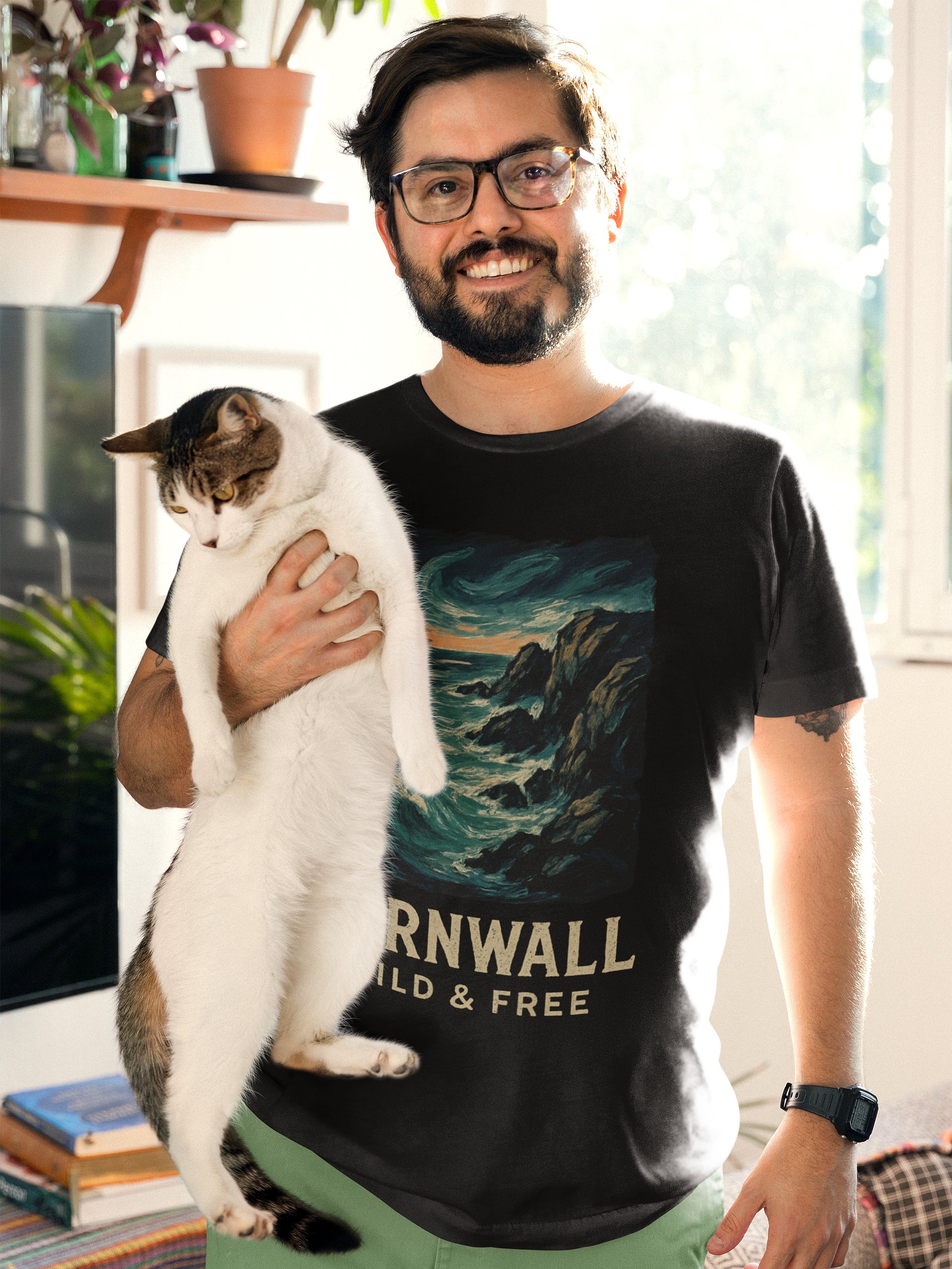 Wild Cornwall Coastal Art Tee product image (9)