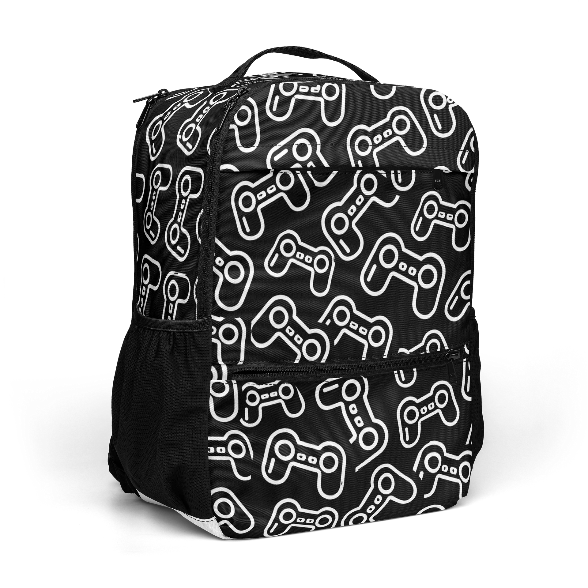 Sac à dos imprimé intégral manette blanche product image (7)