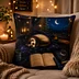 Dream Star's Moonlit Study Premium Cushion