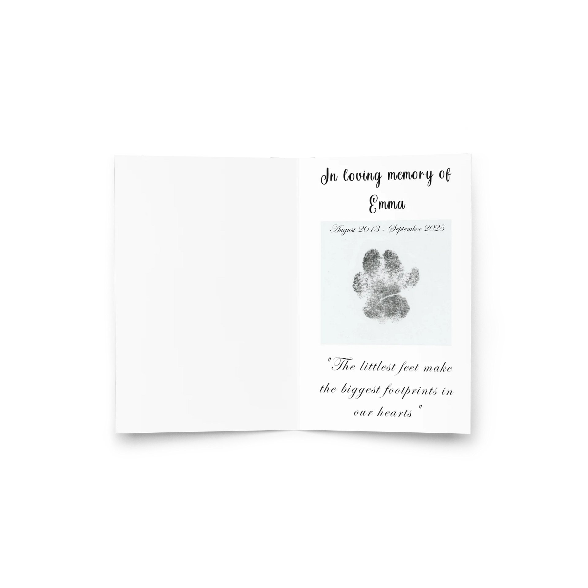 Emma Memorial Card product image (3)
