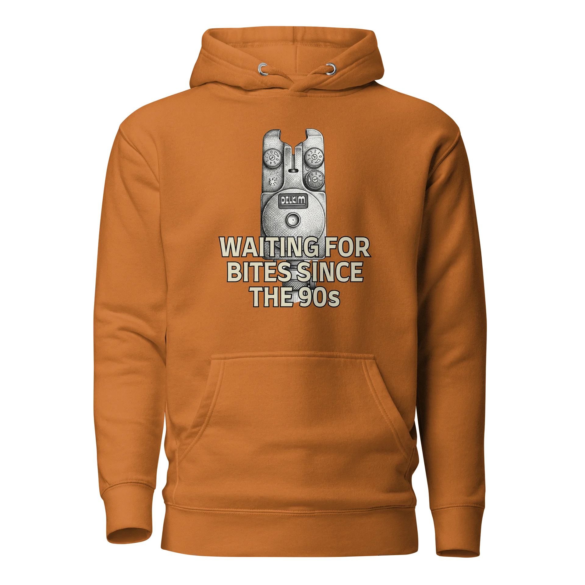 Delkim “ Waiting For Bites Since The 90s” Hoodie product image (1)