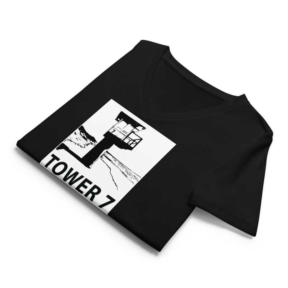 Tower 7 Women's V-Neck T-Shirt product image (8)
