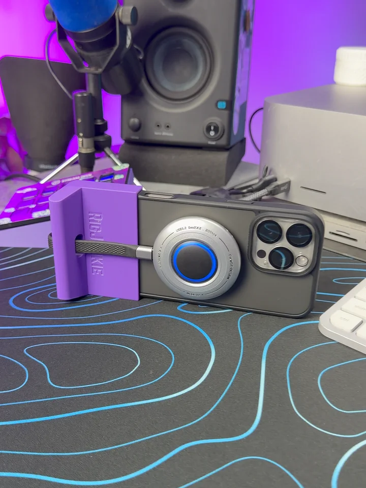 RigJunkie iPhone Video Grip . STL File Download product image (1)