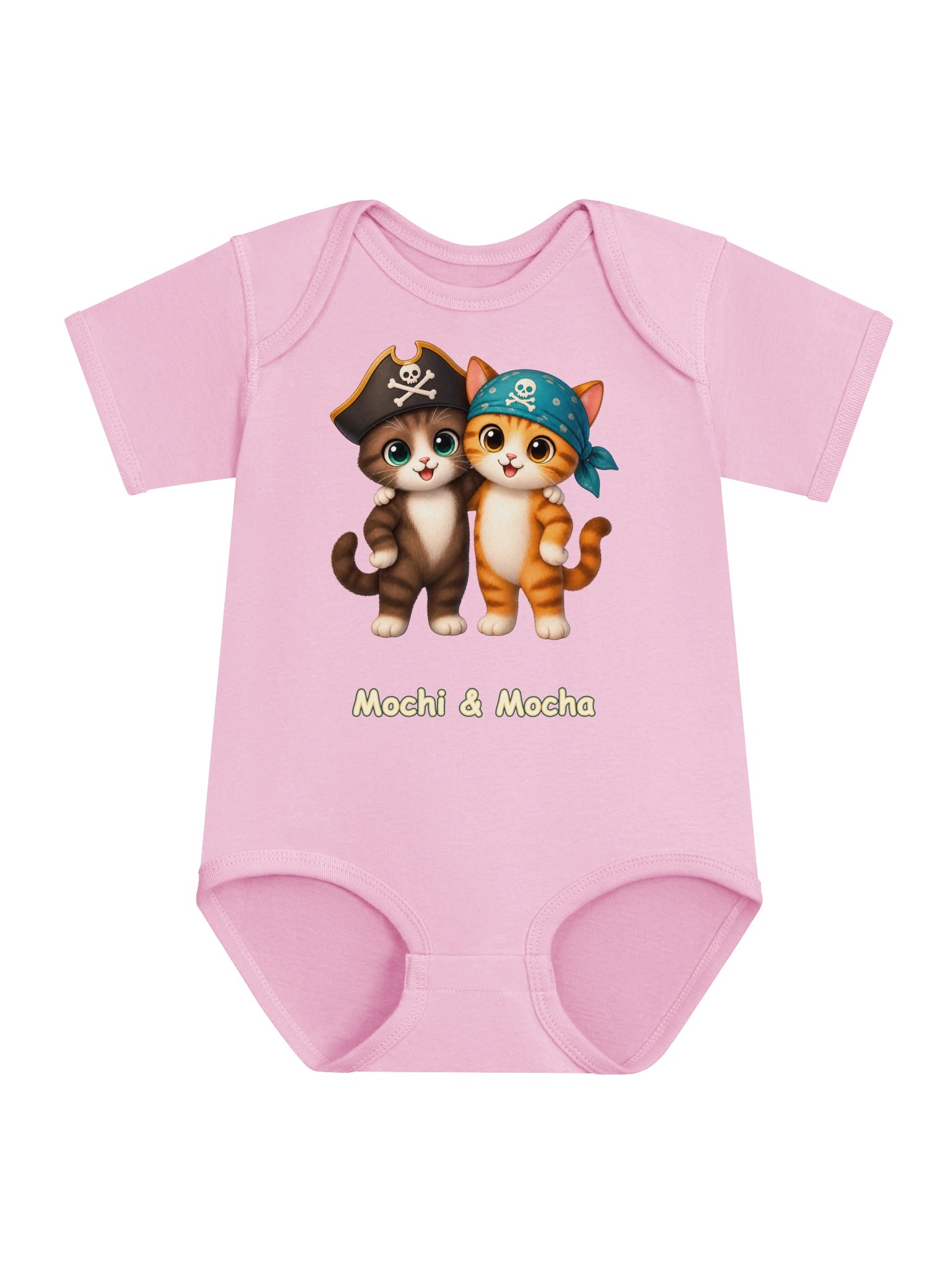 Mochi & Mocha Pirate Pals Baby Bodysuit product image (9)