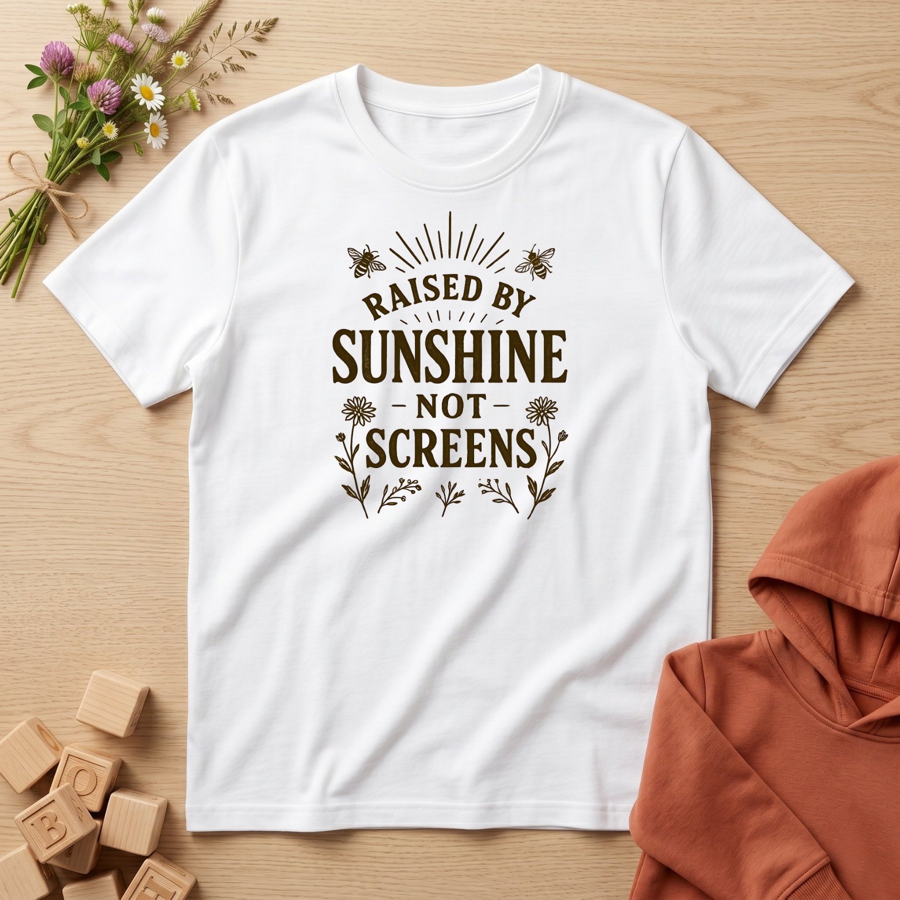 Kids: "Raised By Sunshine" Organic T-Shirt product image (1)