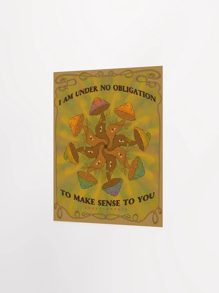 Matte Poster - No Obligation product image (1)