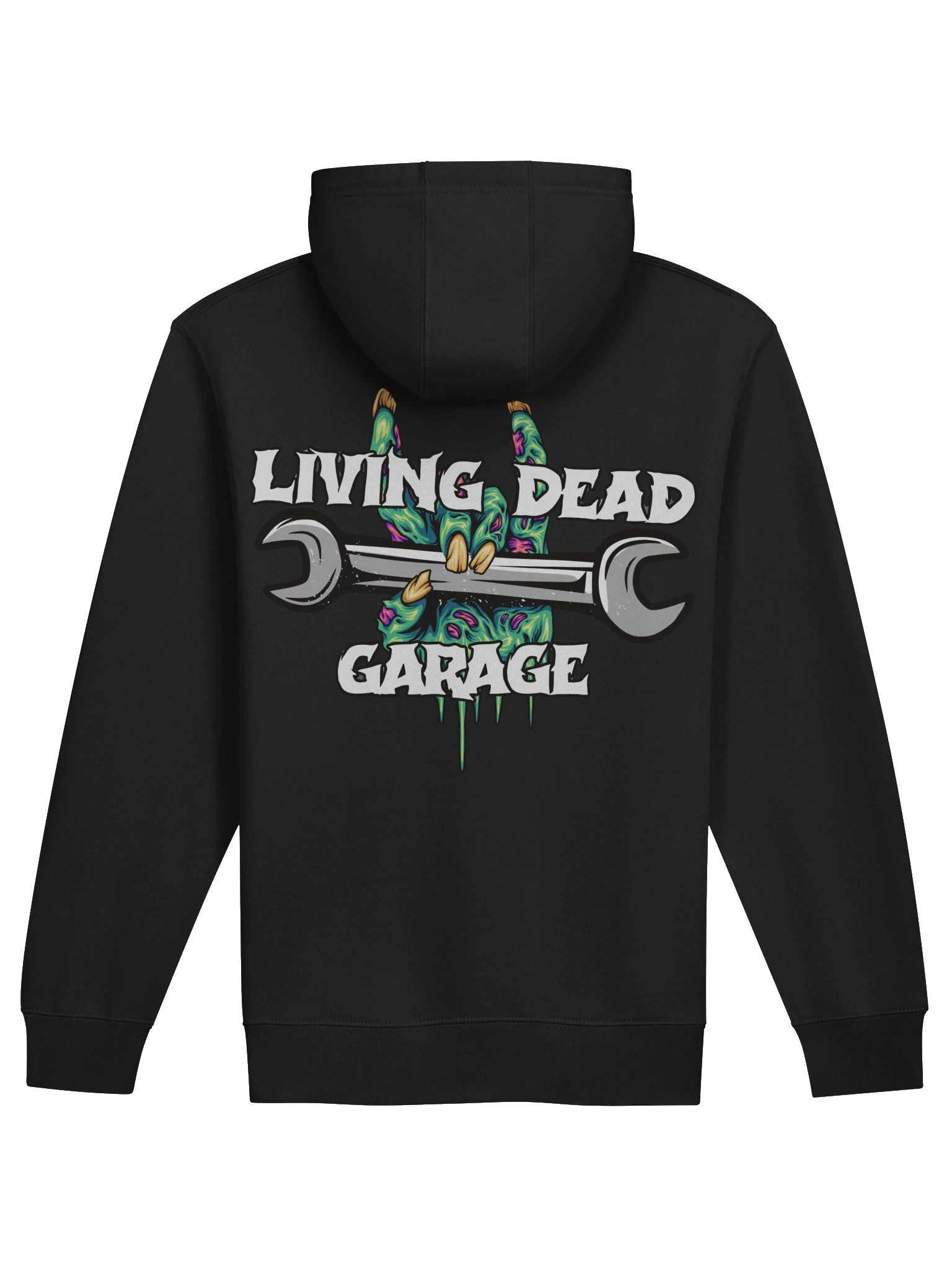 Living Dead Garage Zip up Hoodie product image (3)