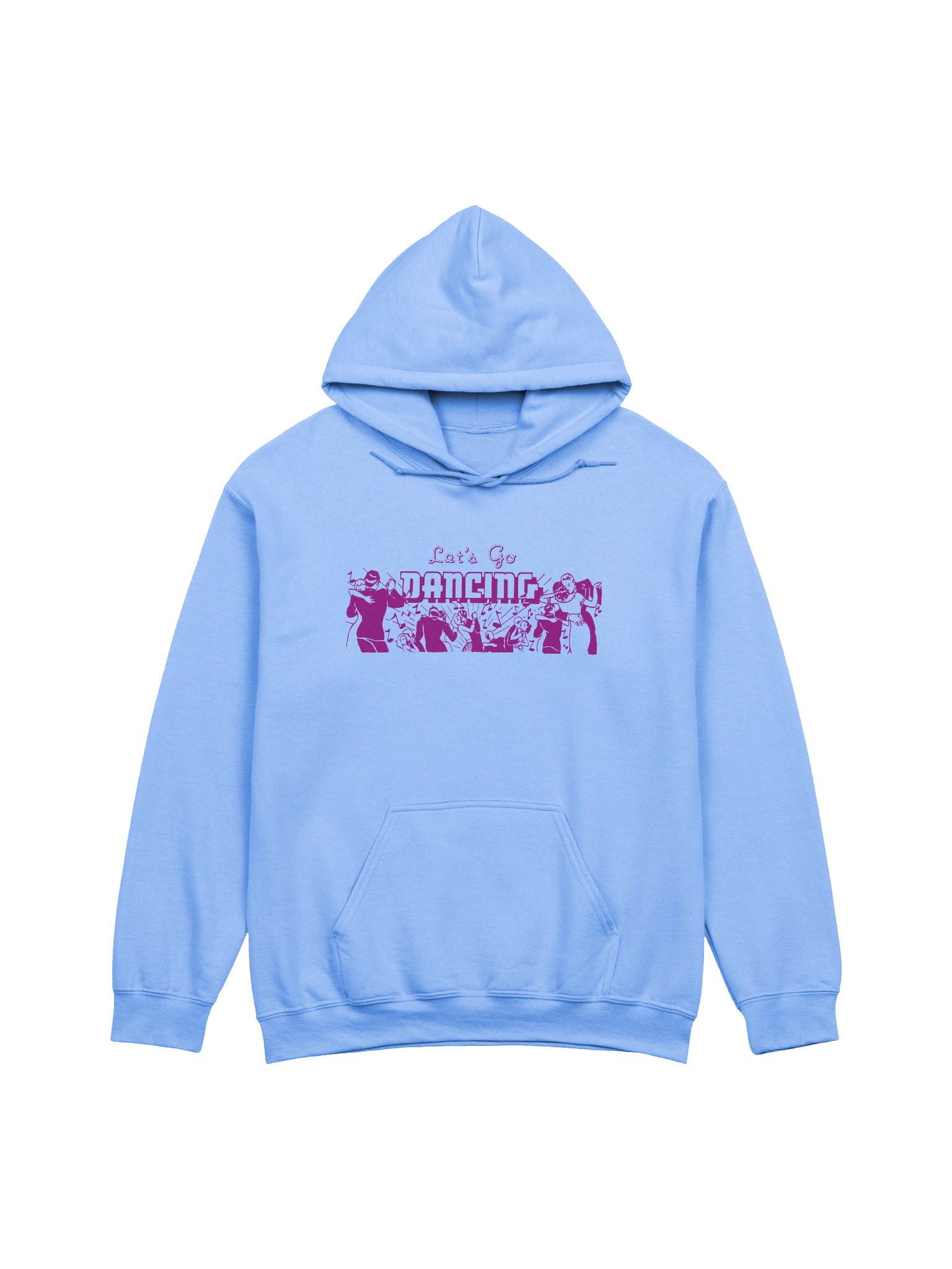 'Let's Go Dancing' Hoodie — Light product image (1)