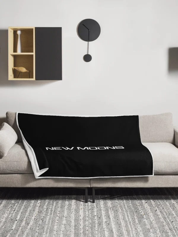 New Moons Fuzzy Throw Blanket product image (1)