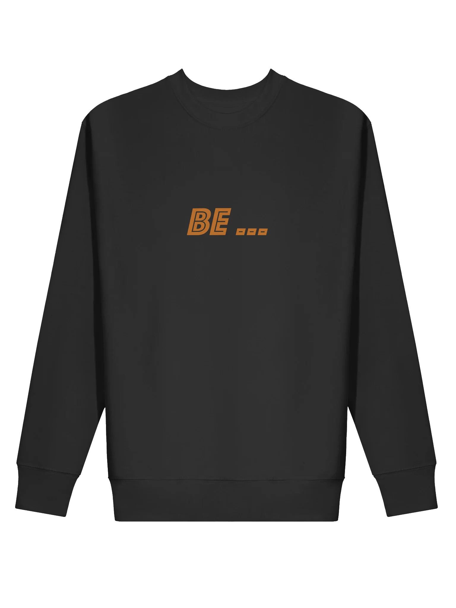 Bold Orange Letter Printed Premium Sweatshirt product image (7)