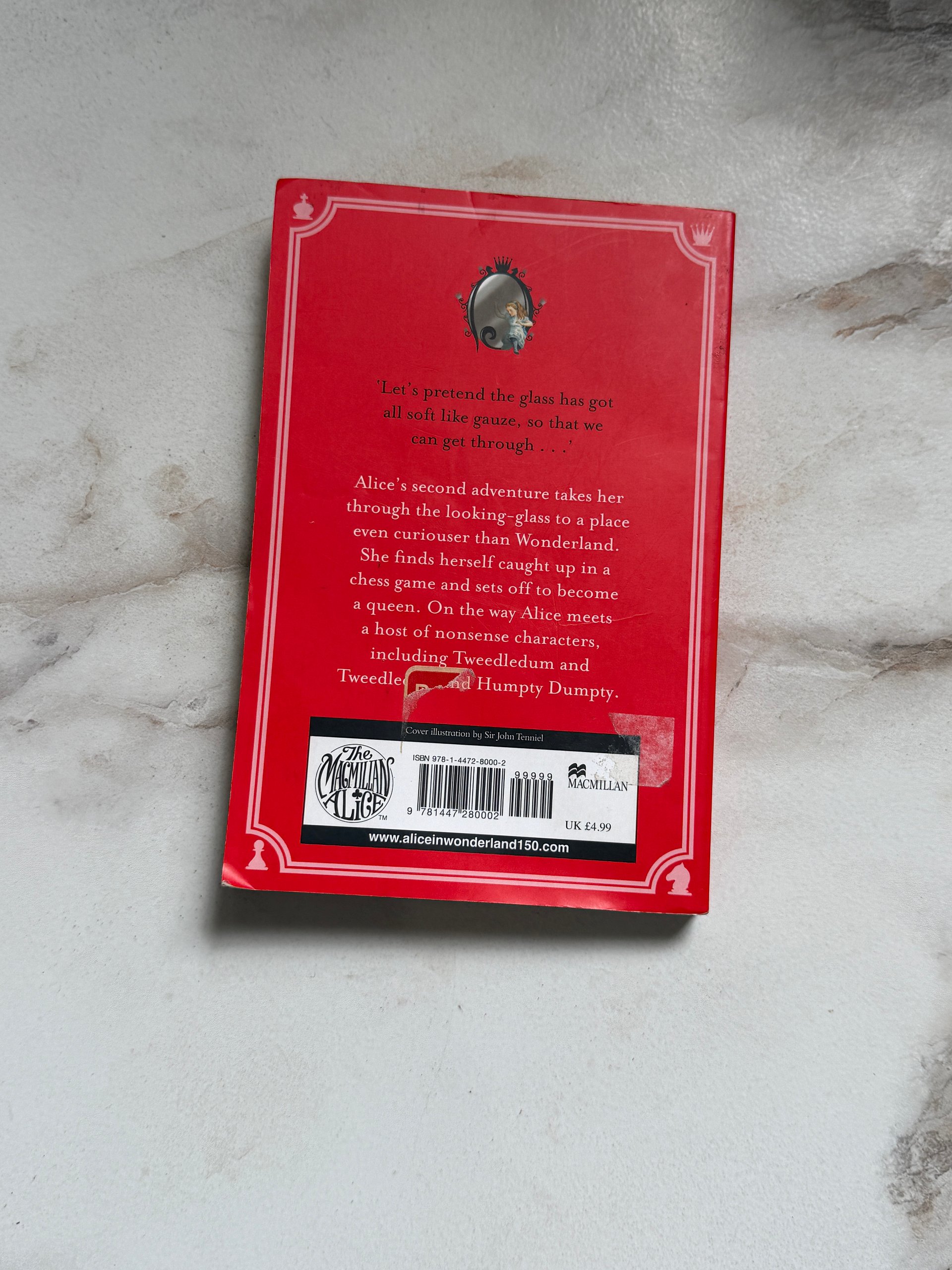 2015 Through the Looking-Glass and What Alice Found There | Lewis Carroll | Macmillan 150 Years of Alice Edition product image (4)