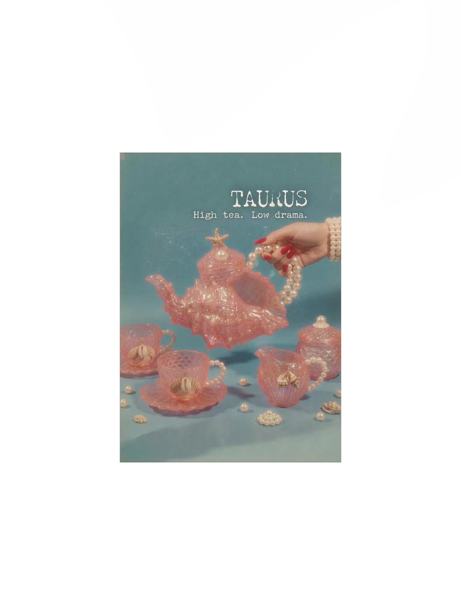 Taurus Mermaid Zodiac Print product image (1)