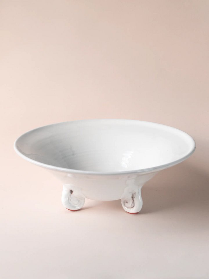 Footed Chalk Bowl product image (1)