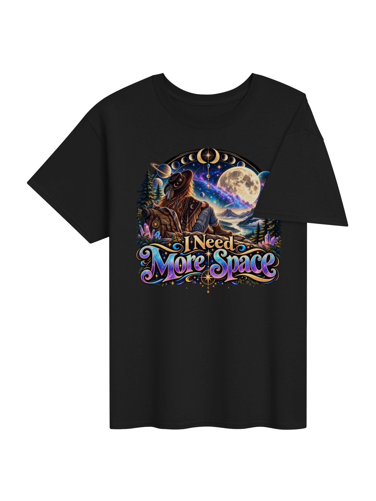 I Need More Space - Gildan Heavyweight T-Shirt - Cosmic Wanderer & Space Art product image (7)