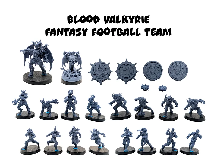 Blood Valkyrie Fantasy Football Team - UGNI Miniatures product image (1)