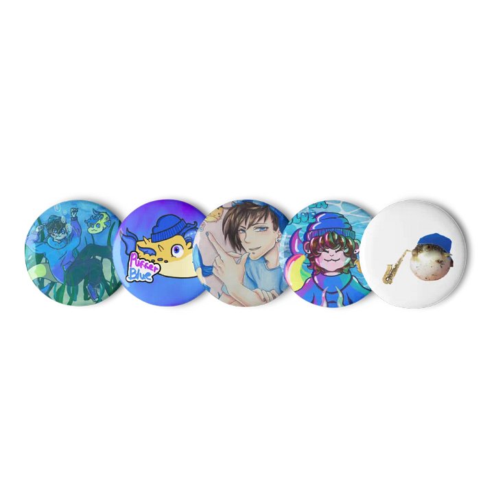 PufferBlue Button set product image (1)